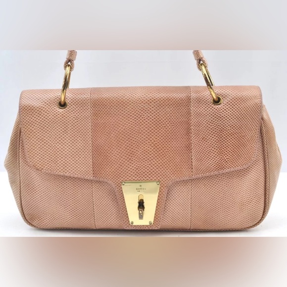 💎 Authentic GUCCI Vintage Shoulder Hand Bag Purse Leather 💎 - Picture 4 of 16